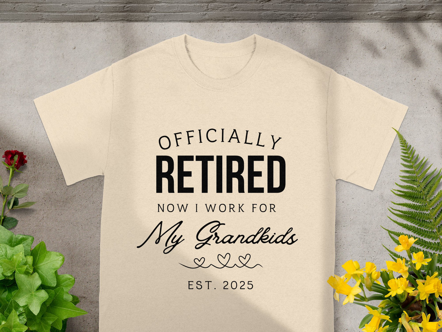 Officially Retired Now I Work For My Grandkids product type