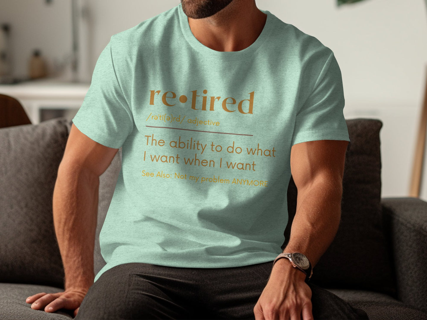 Retired Definition Shirt Humorous Retirement Product