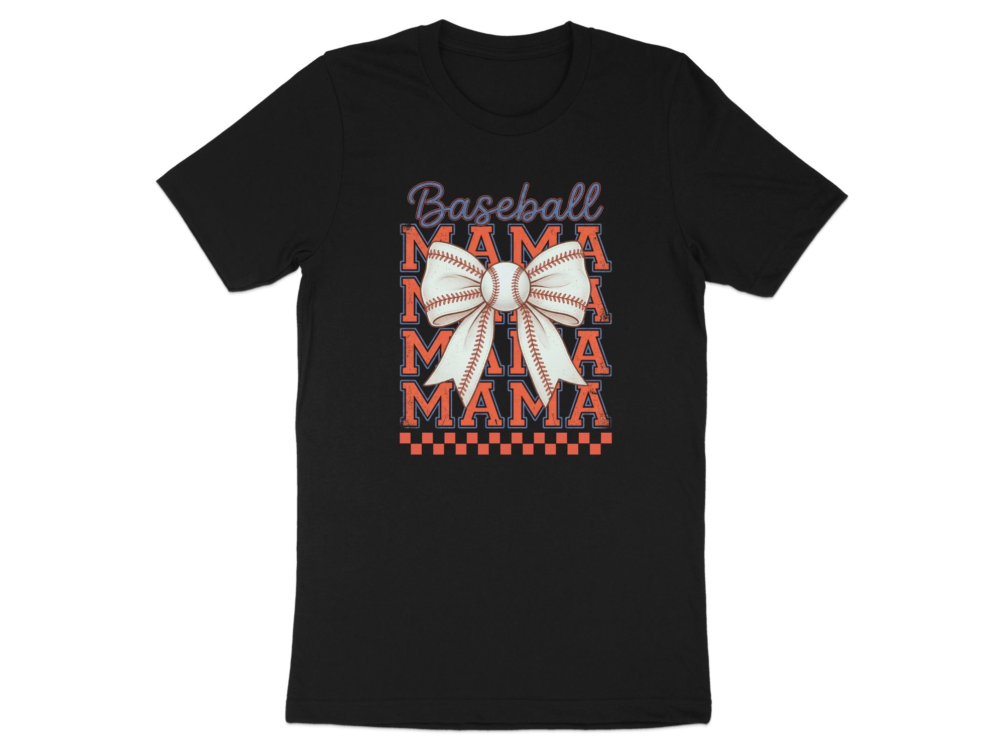 Baseball Mama Bow Checkered Background Design Product Type
baseball mama, baseball mom, sports mom, game day, baseball bow, mama bow, checkered design, graphic tee, fan apparel, team mom, mother's day gift, baseball season, softball mom, baseball life, proud mama, gift for mom, custom tee, trendy design, sporty mom, family game