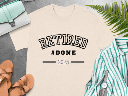 Retired 2025 #Done Graphic T-Shirt Product