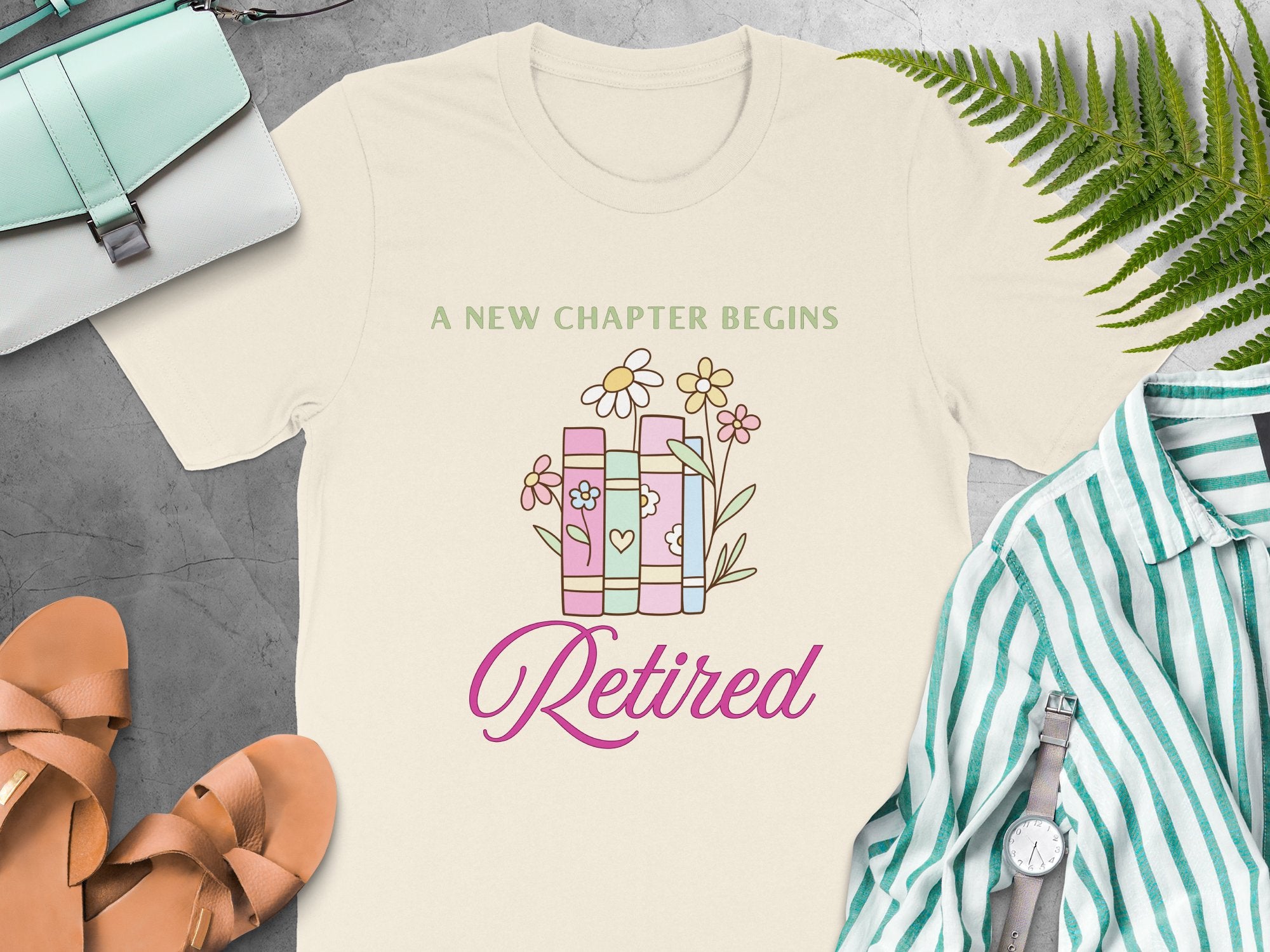 A New Chapter Begins Retired Graphic T-shirt product type
