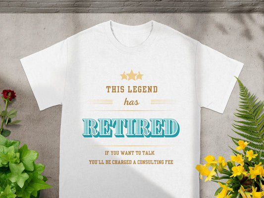 This Legend Has Retired Consulting Fee T-shirt product