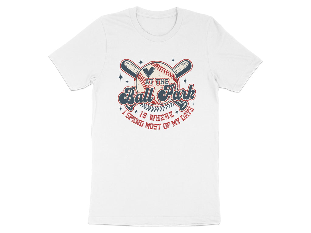 AT THE Ball Park IS WHERE I SPEND MOST OF MY DAYS product type
Baseball
Ball Park
Sports Fan
Game Day
Baseball Lover
Park Life
Softball
Outdoor Sports
Athlete Life
Fan Gear
Home Run
Baseball Diamond
Heart Baseball
Baseball Bat
Baseball Ball
Summer Sport
Team Sport
Leisure Activity
Play Ball
Baseball Graphic