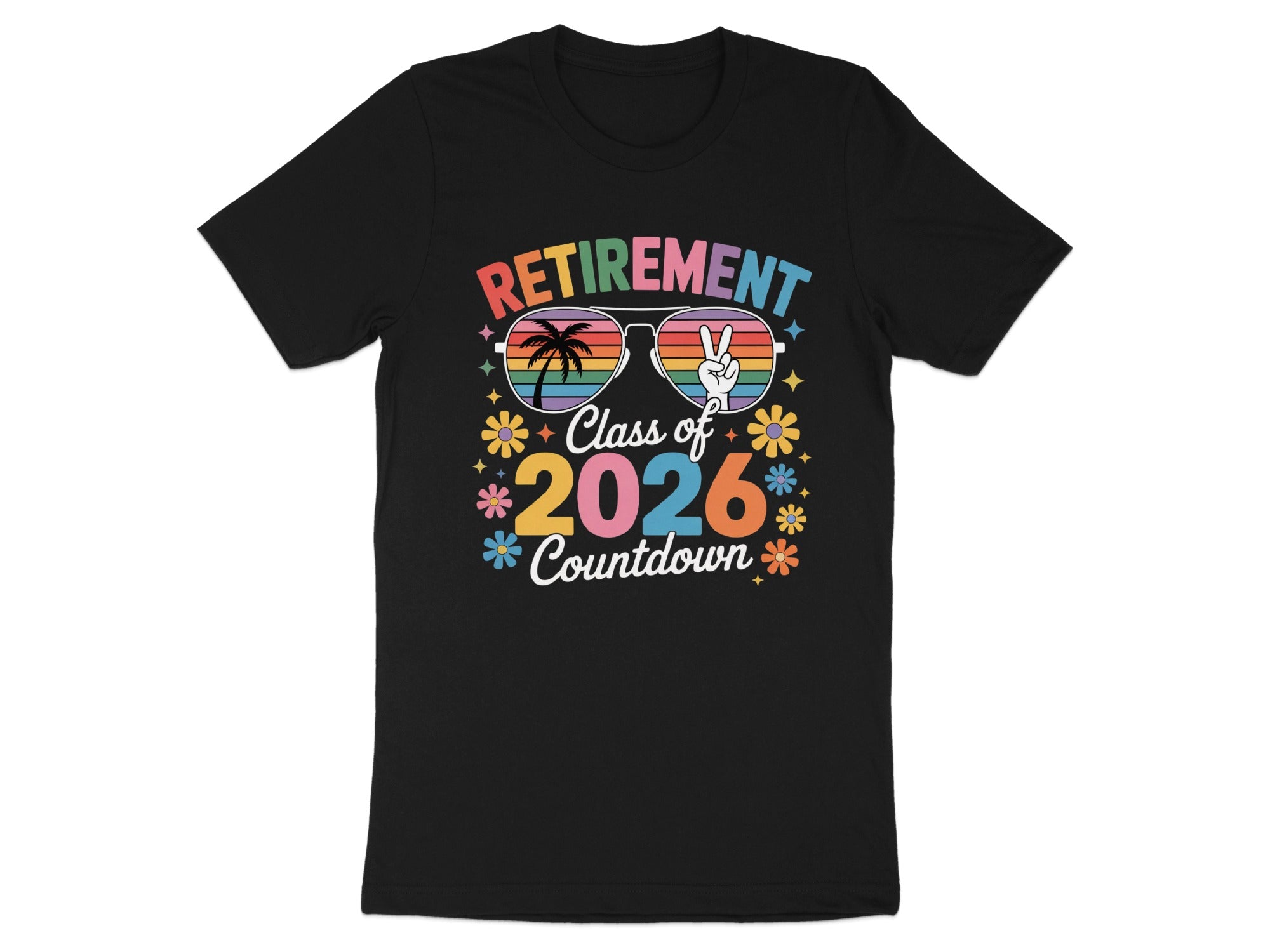 Retirement Class of 2026 Countdown T-Shirt