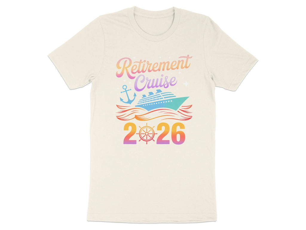 Retirement Cruise 2026 Graphic T-Shirt for Celebrations