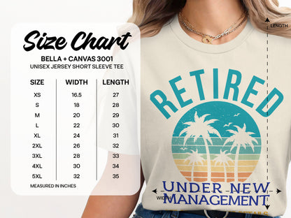 Retired Under New Management Unisex Short Sleeve product