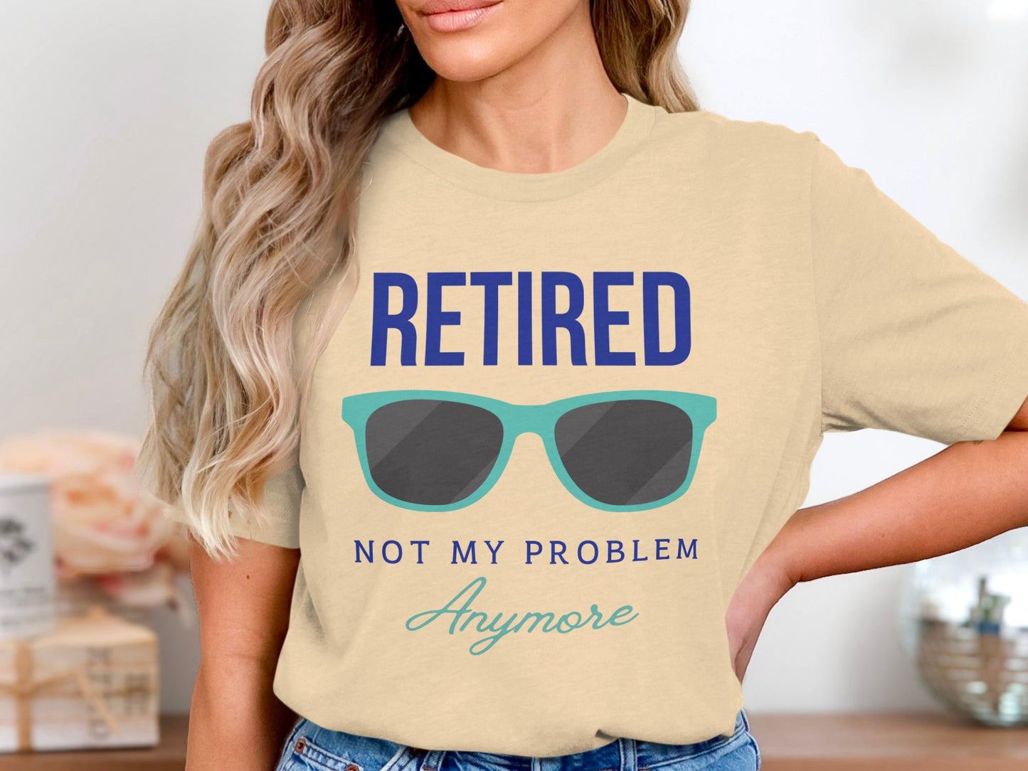 Retired Not My Problem Anymore Shirt product type