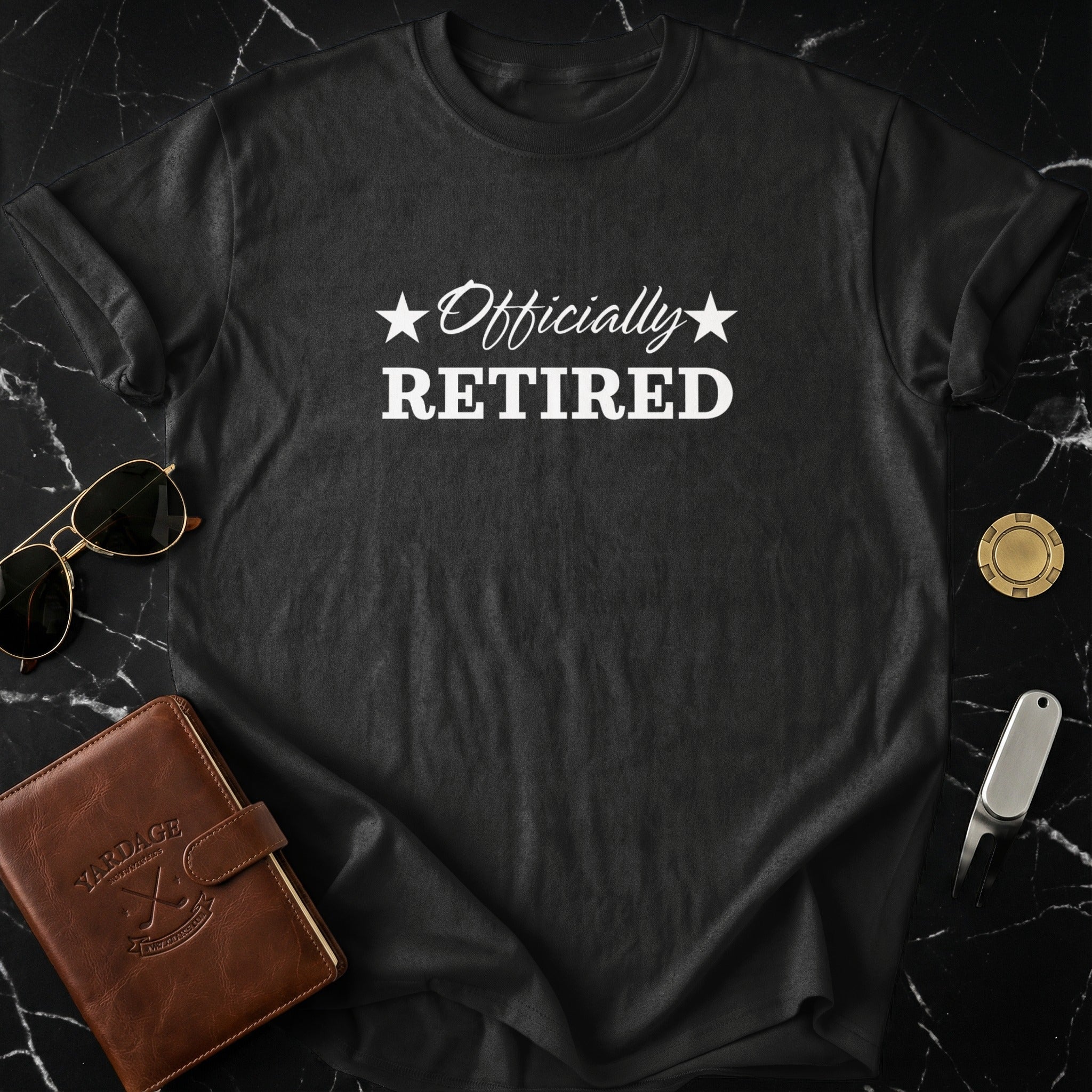 Officially Retired Graphic T-Shirt for Retirement Fun