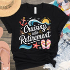 Cruising Into Retirement Graphic T-Shirt Product