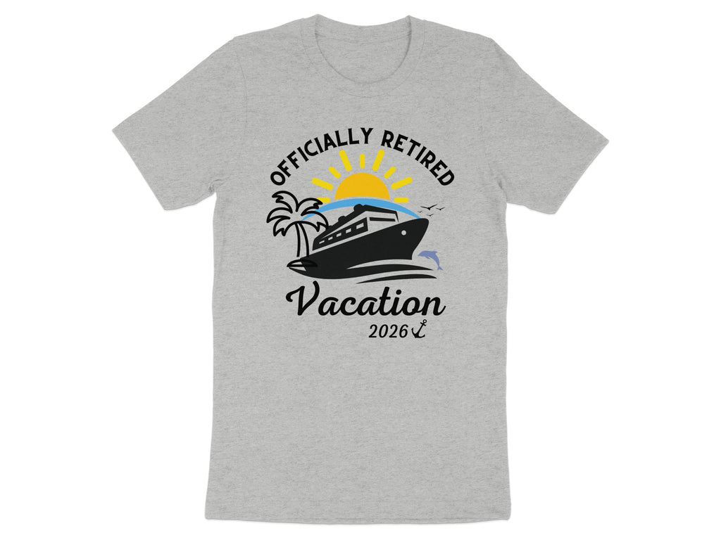 Officially Retired Vacation 2026 T-shirt