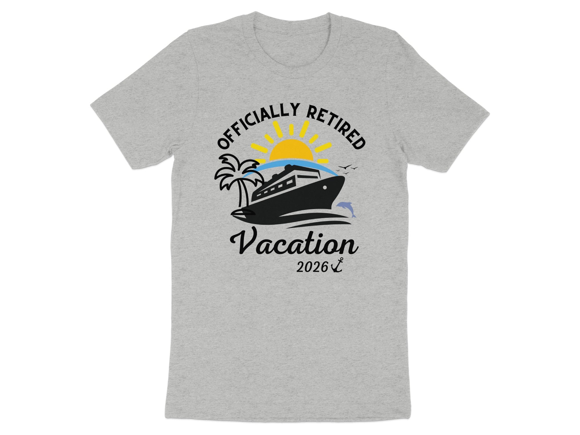 Officially Retired Vacation 2026 T-shirt