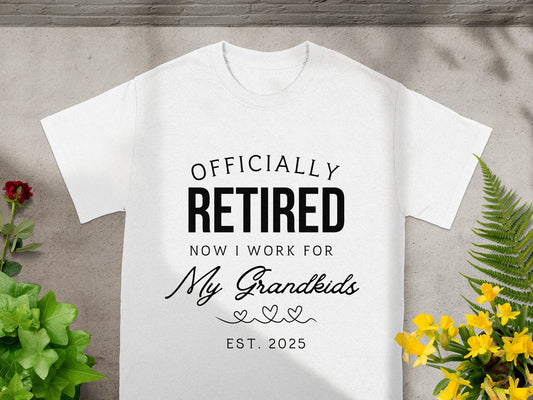 Officially Retired Now I Work For My Grandkids product type