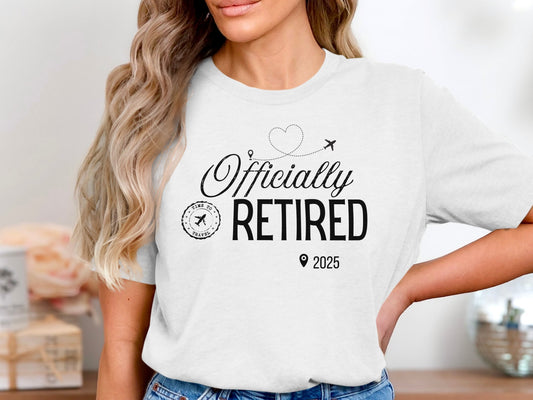 Officially Retired 2025 Graphic Tee Shirt product type