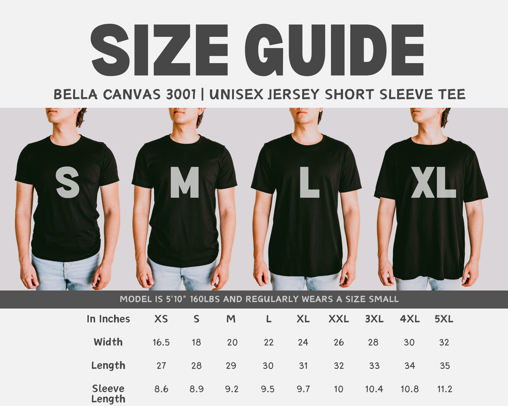Bella Canvas 3001 Unisex Jersey Short Sleeve Tee