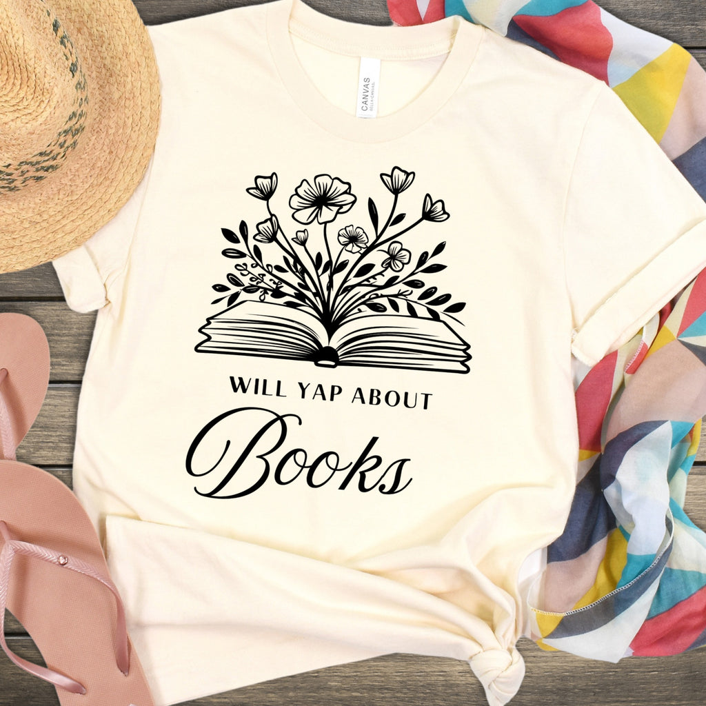 Will Yap About Books Graphic Tee Shirt Product
