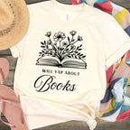 Will Yap About Books Graphic Tee Shirt Product