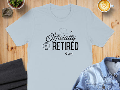 Officially Retired 2025 Graphic Tee Shirt product type