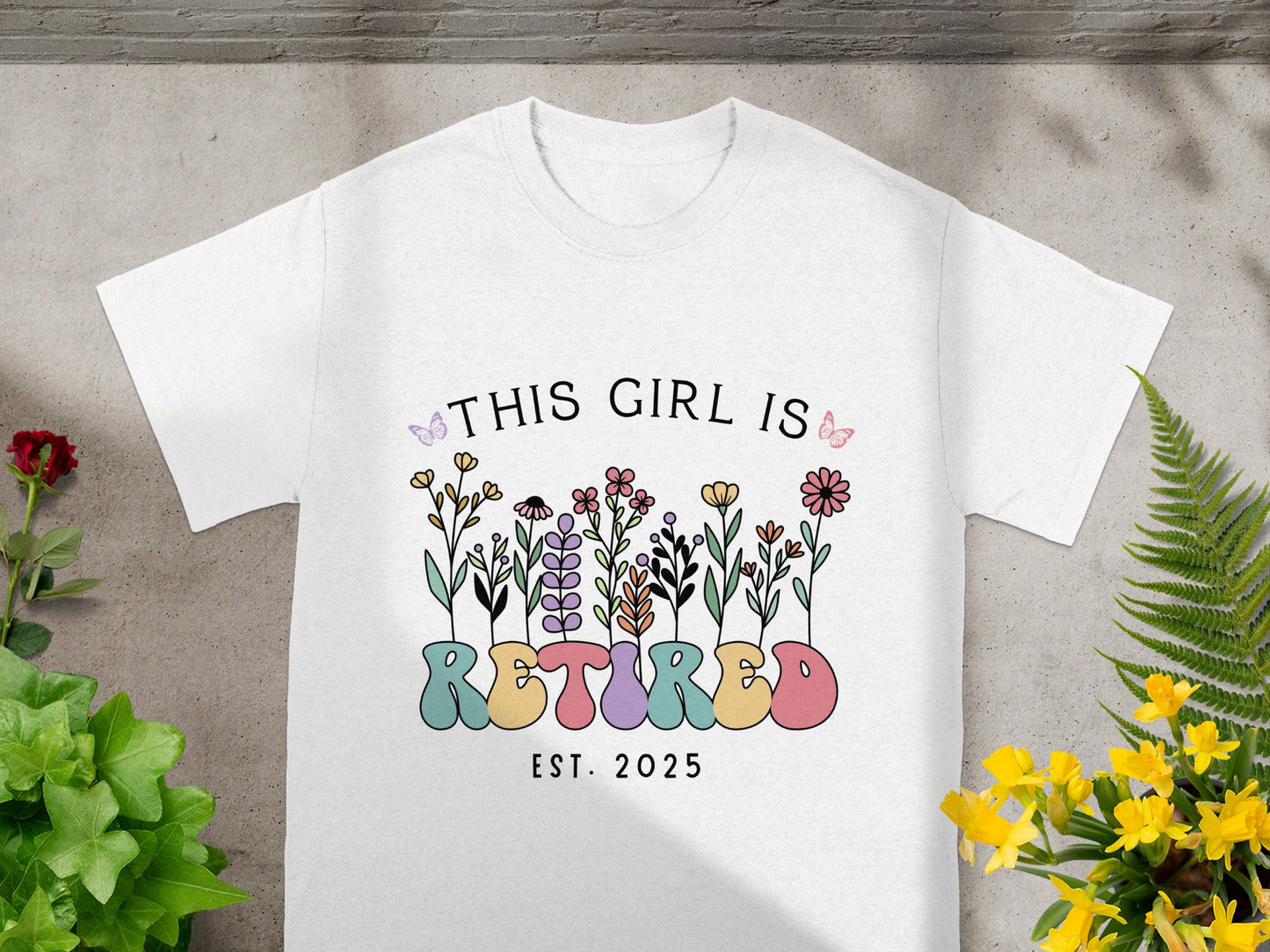 This Girl Is Retired Est 2025 T-Shirt product type