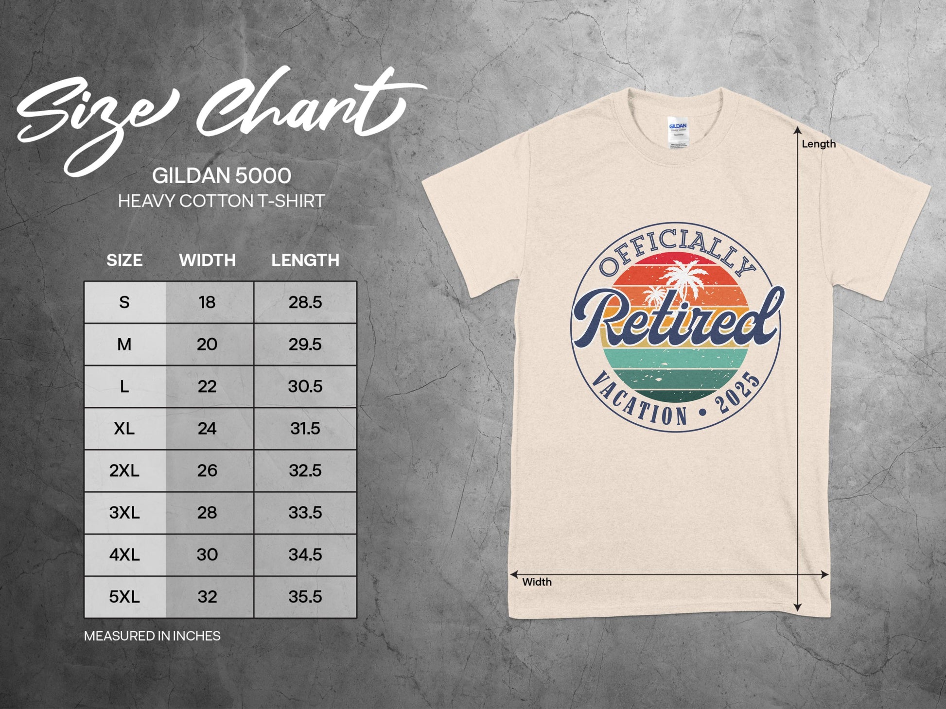 Officially Retired Vacation 2023 T-Shirt Product