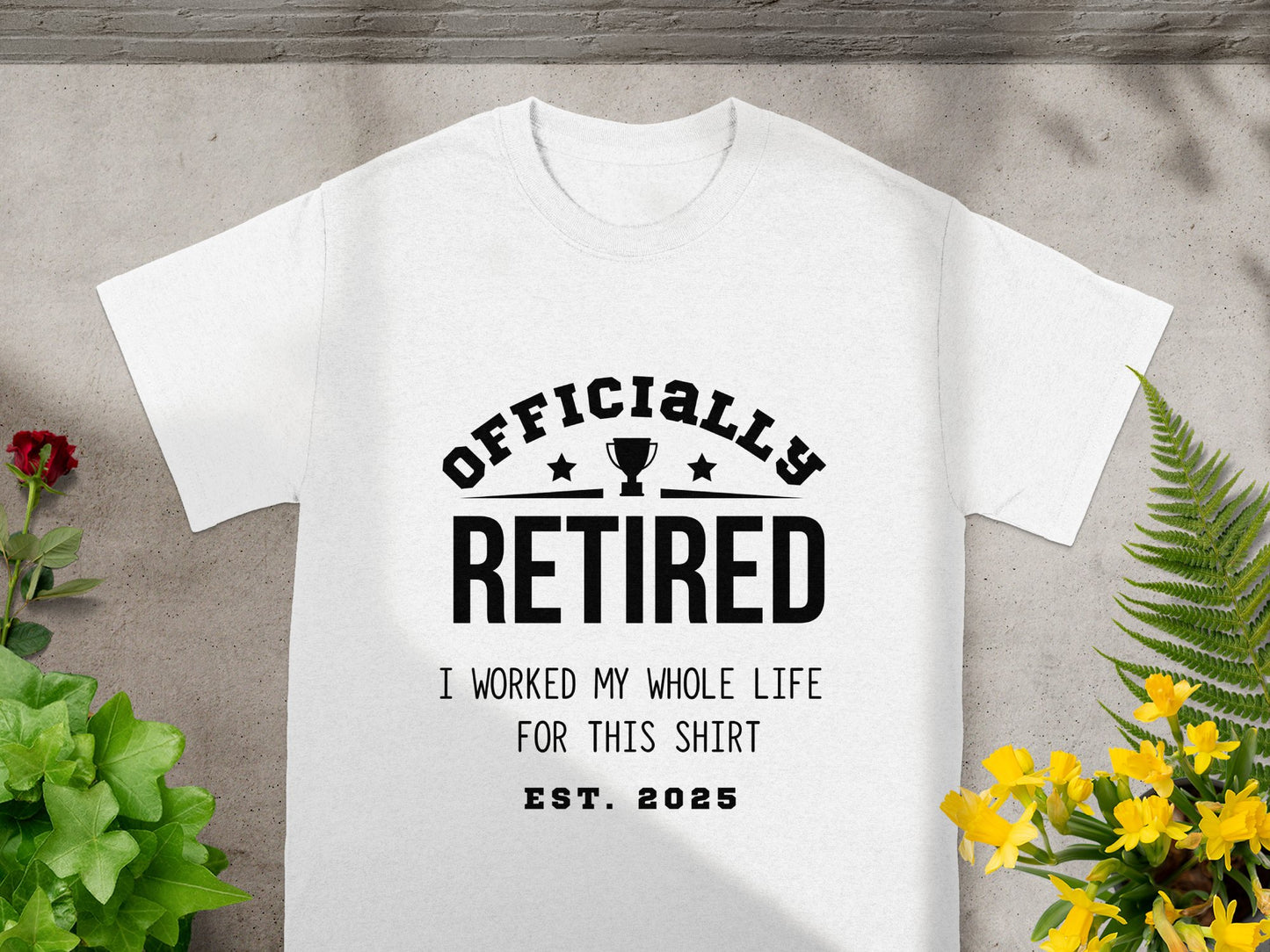 Officially Retired Established 2025 Shirt Product
