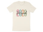 Retired 2020 Colorful Design Graphic T-shirt