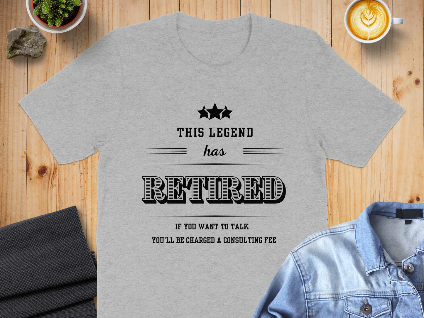 This Legend Has Retired Funny Graphic T-Shirt product