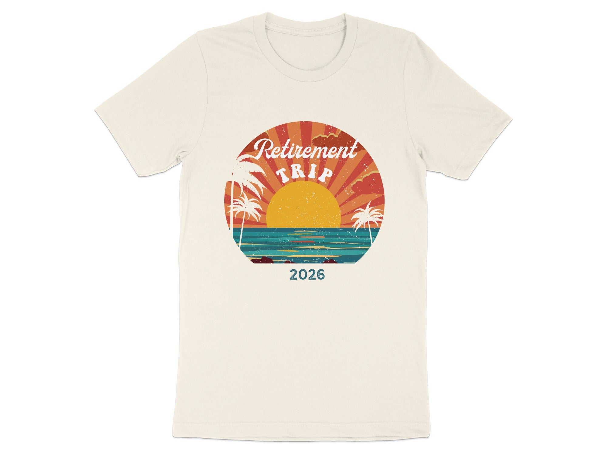 Retirement Trip 2026 Beach Sunset T-Shirt