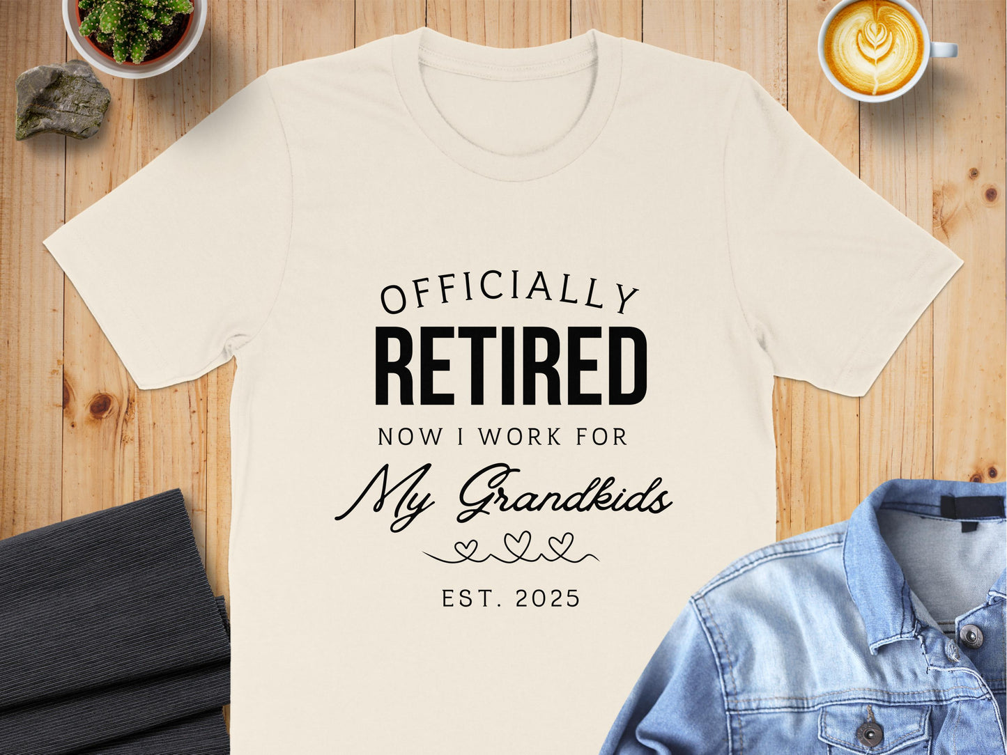 Officially Retired Now I Work For My Grandkids product