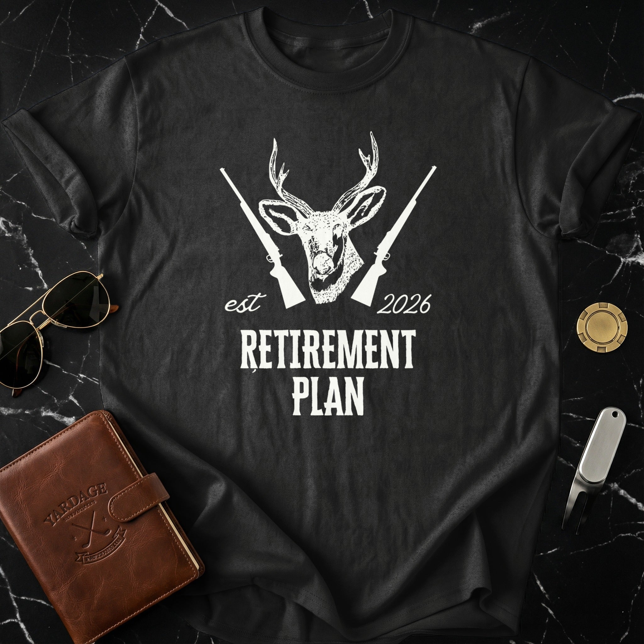 Retirement Plan Deer Hunter Est 2026 T-shirt