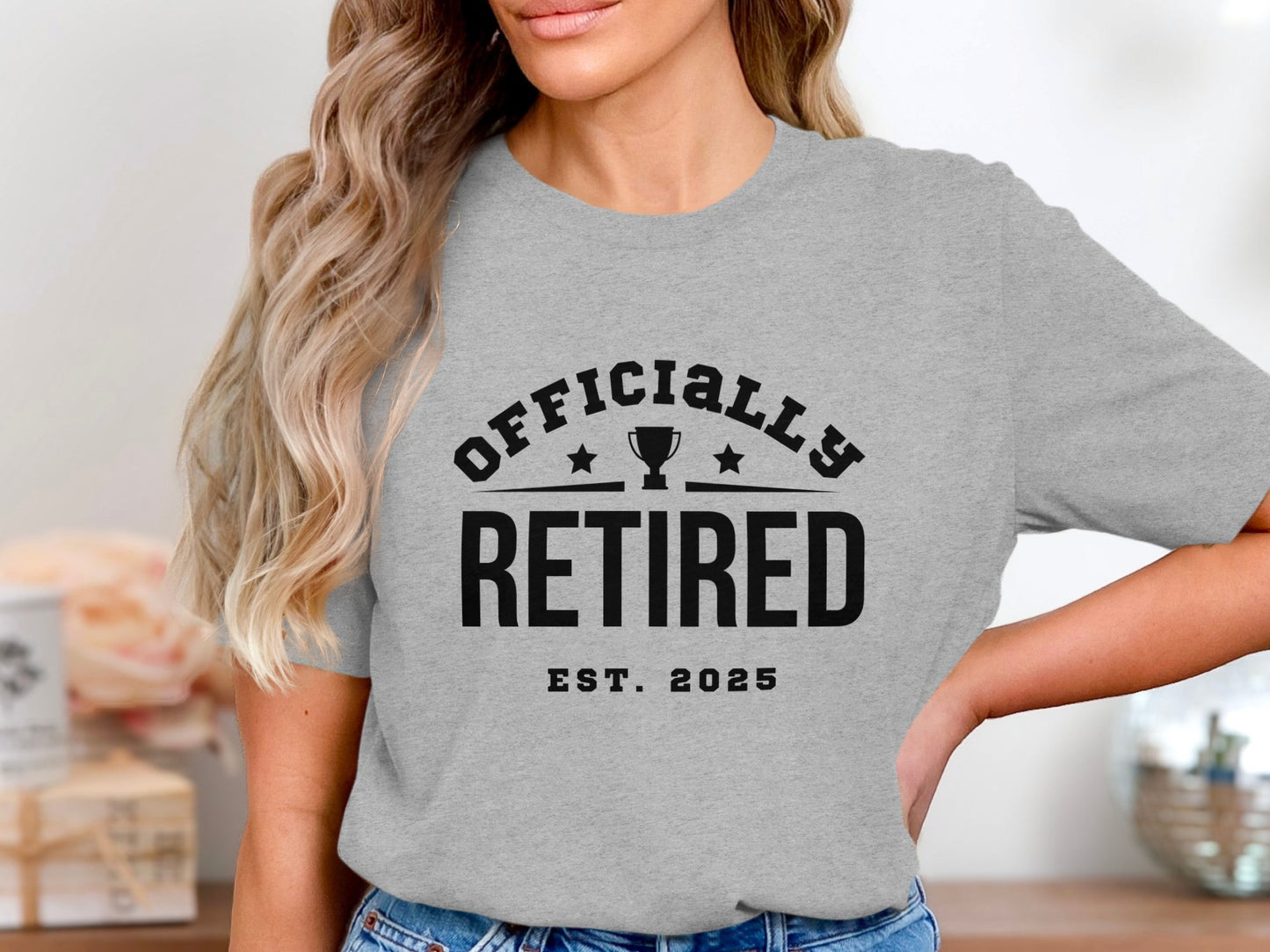 Officially Retired Est 2025 Graphic T-Shirt product type