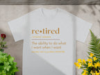 Retired Definition Funny Saying Graphic Tee product