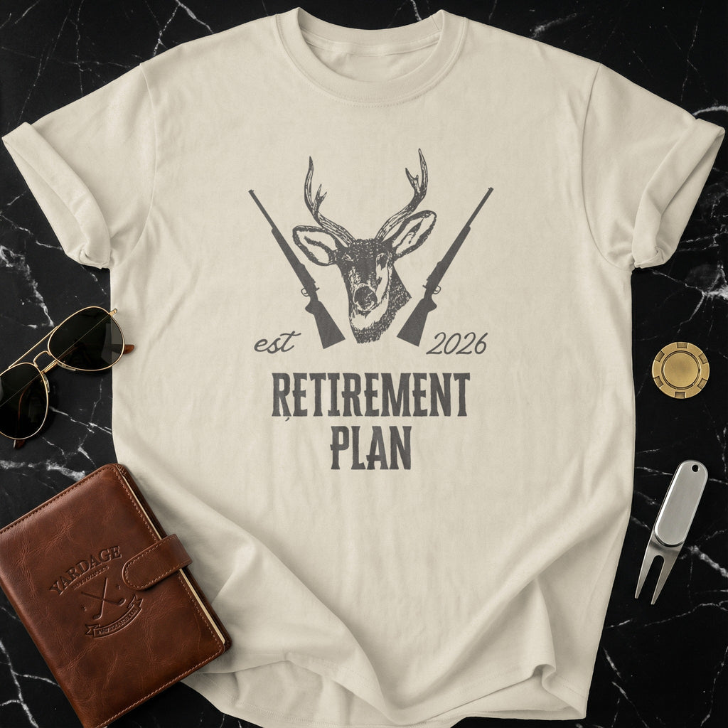 Retirement Plan est 2026 Deer T-Shirt