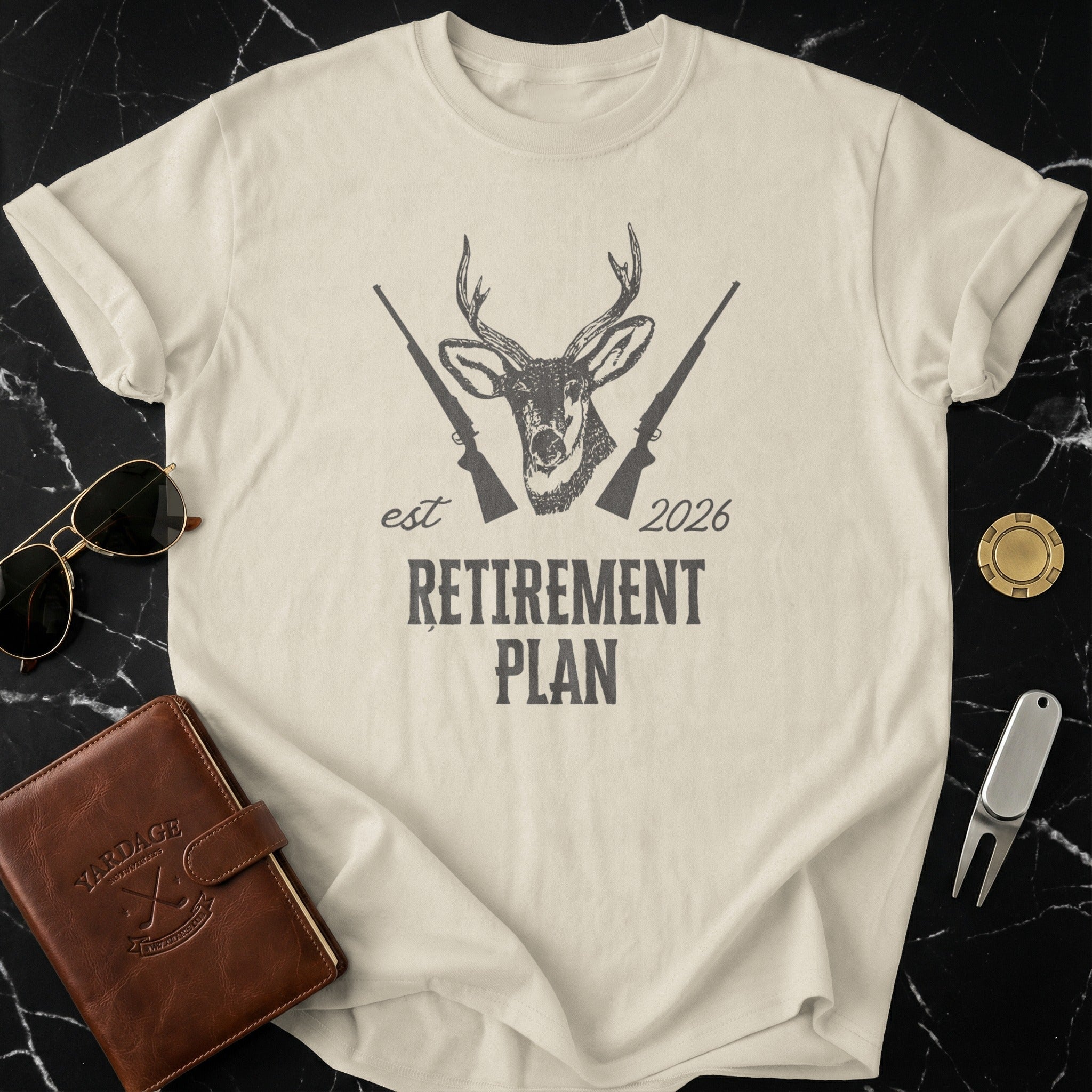 Retirement Plan est 2026 Deer T-Shirt