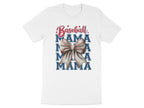 Baseball Mama Bow Stars Graphic Design Product Type