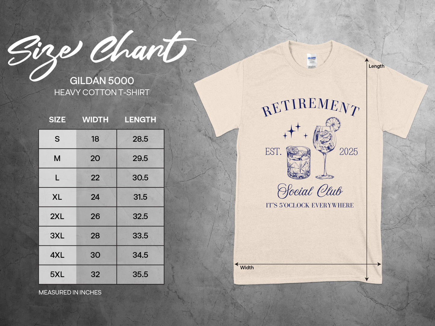 Retirement Social Club T-Shirt for Any Occasion product type