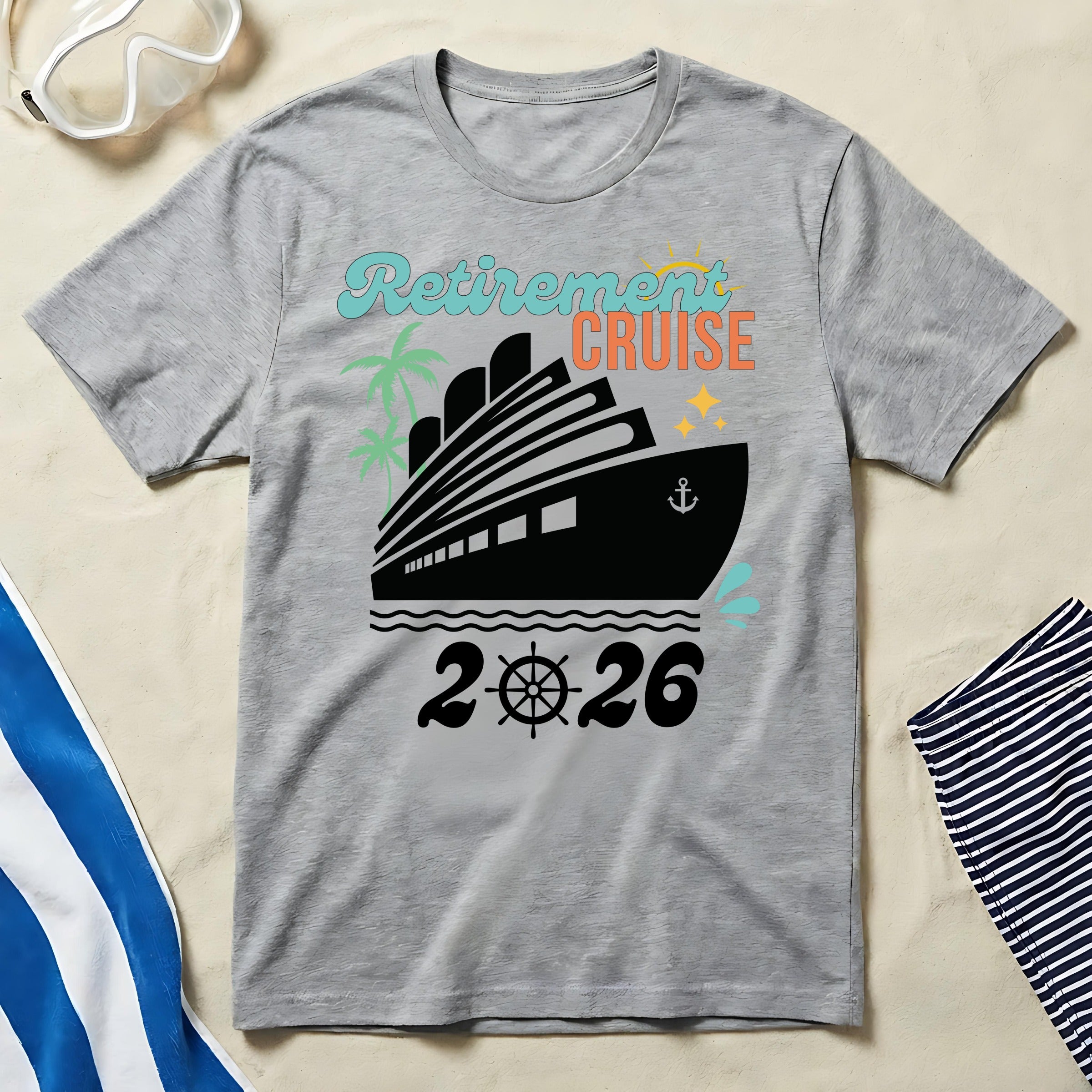 Retirement Cruise 2026 Nautical Travel Adventure Shirt