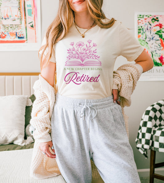 A New Chapter Begins Retired Graphic T-Shirt product