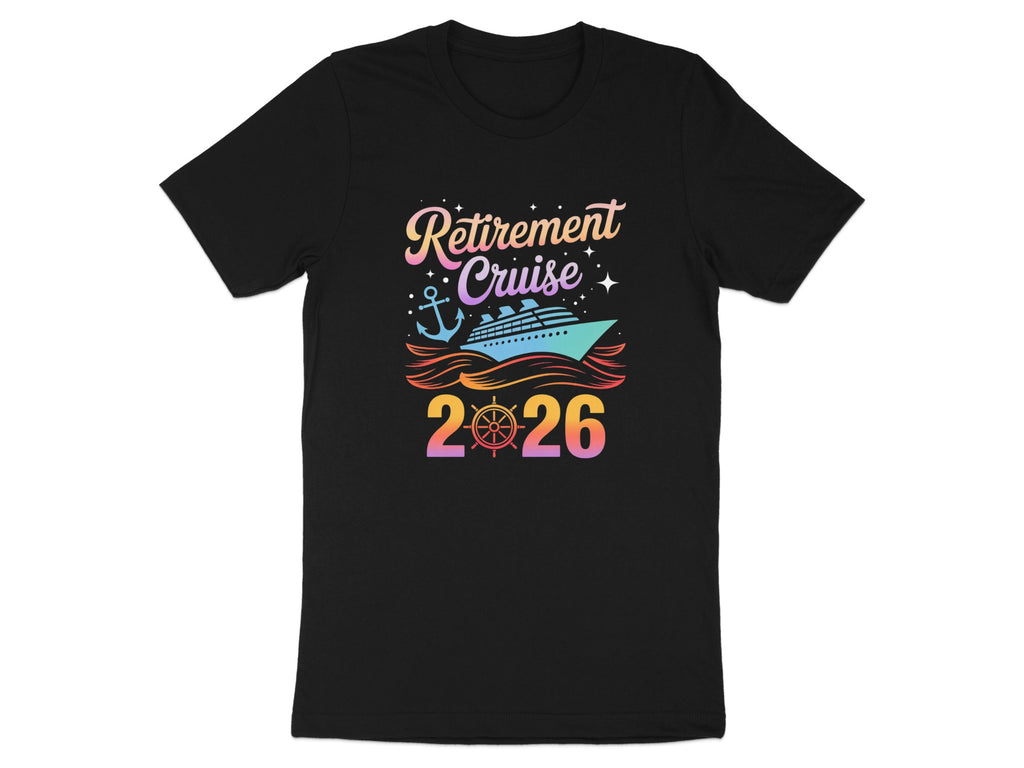 Retirement Cruise 2026 Graphic Tee Shirt