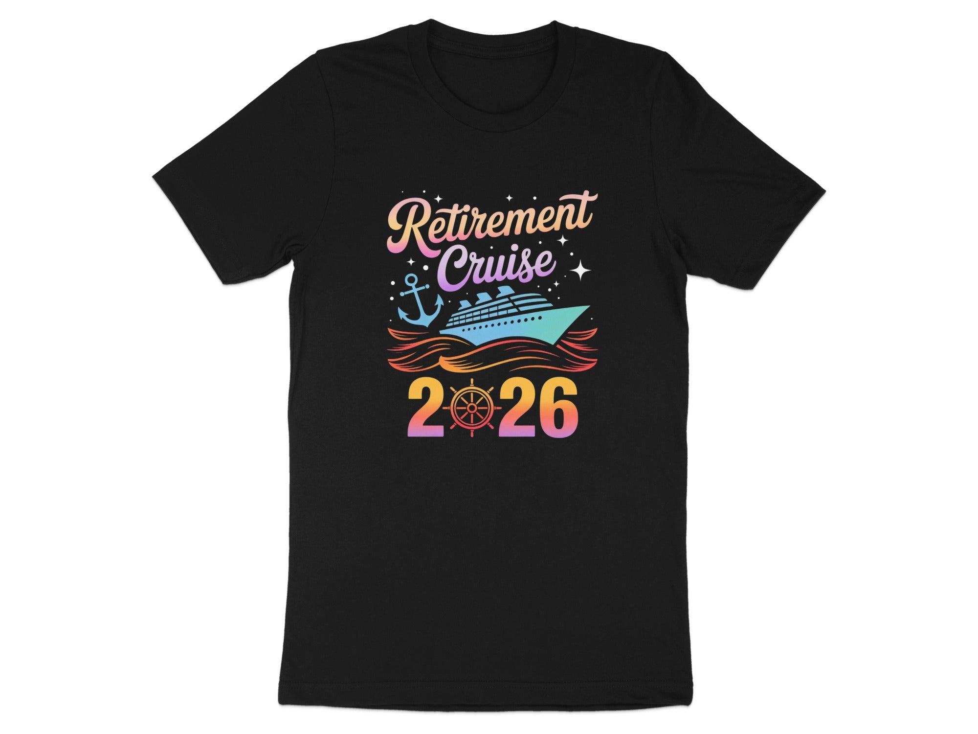 Retirement Cruise 2026 Graphic Tee Shirt