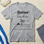 Retired Teacher Goodbye Tension Hello Pension T-shirt
