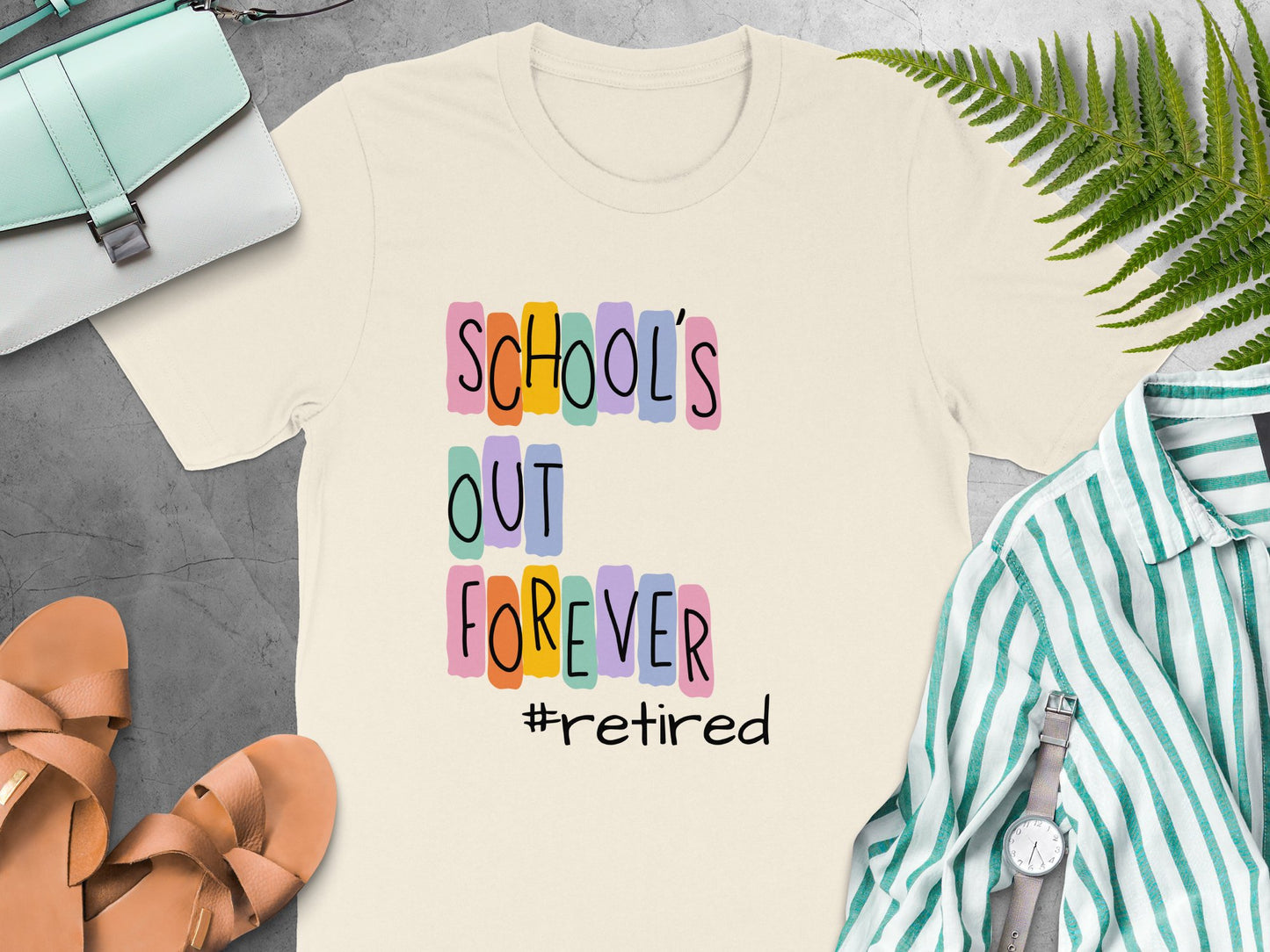 School's Out Forever #retired T-shirt product
