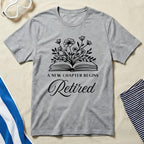 A New Chapter Begins Retired Floral Graphic T-shirt