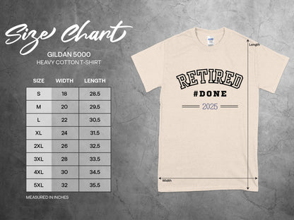 Retired Done 2025 Graphic T-Shirt product